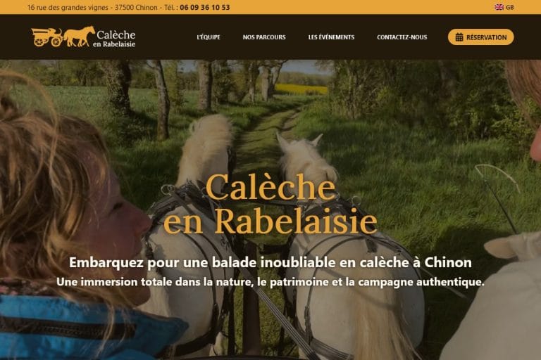 Calèche en Rabelaisie
